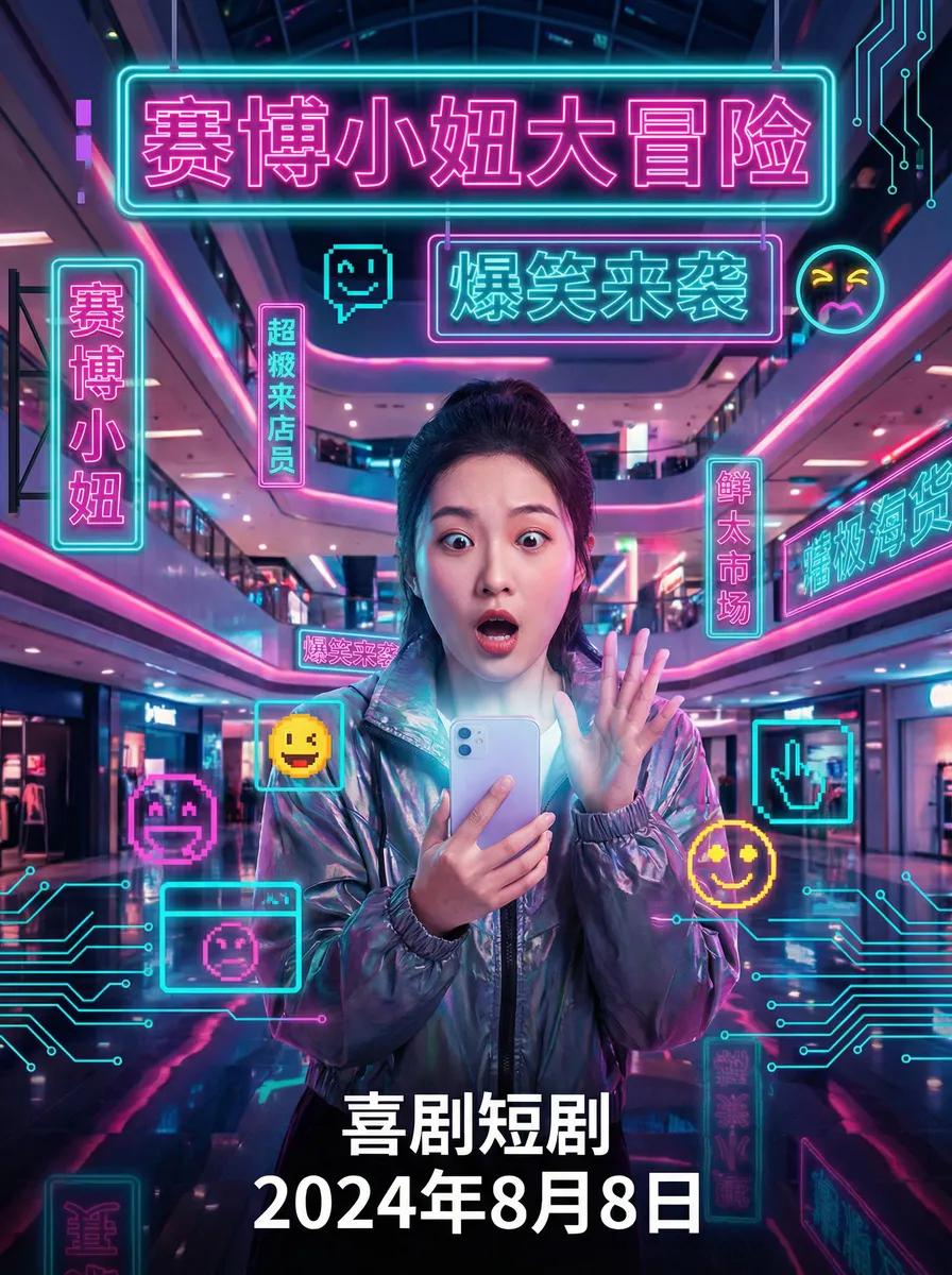 风车动漫(P)在线观看官网 搞笑喜剧短剧 - 赛博小妞大冒险海报